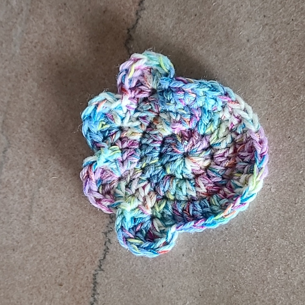 Hand Crocheted Cat Coaster Set - Picture 3 of 4